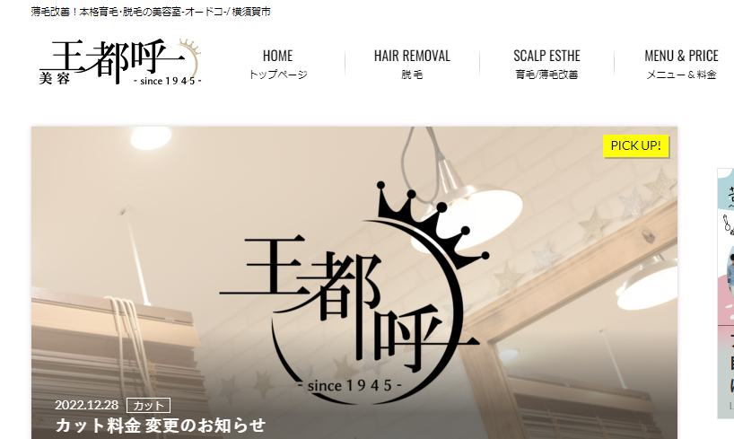 美容　王都呼公式サイトのキャプチャ.png
